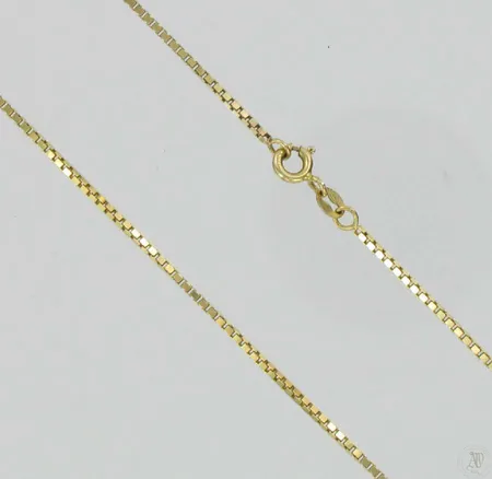 Venetsiakaulaketju, pituus 65,0cm, 585, paino 6,5g Vikt: 6,5 g