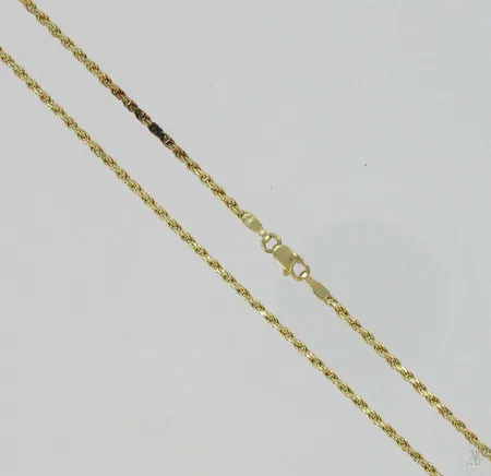 Cordellkaulaketju, pituus 48,0cm, 585, paino 6,7g Vikt: 6,7 g