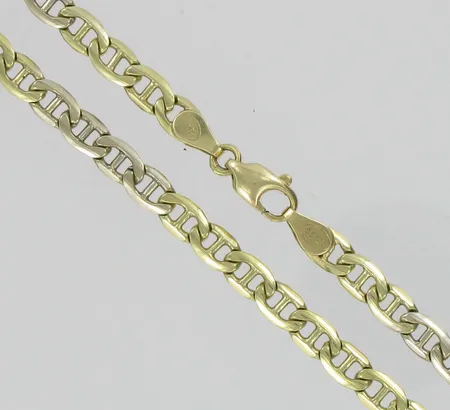 Kaulaketju 2-väri, pituus 63cm, 585 paino 38,4g Vikt: 38,4 g