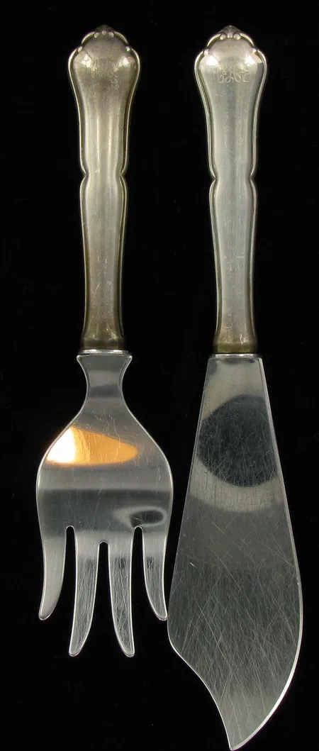 Kakkuottimet chippendale kaiverrettu 813br paino 134g