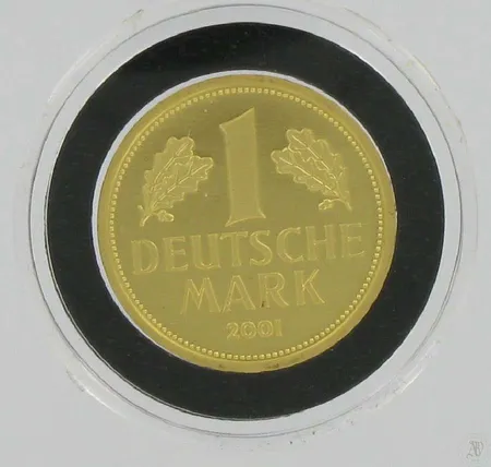 Kultaraha saksan viimeinen markka 2001