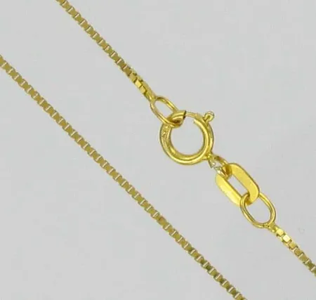 Kaulaketju venetsia, pituus 45cm, 585, paino 1,7g Vikt: 1,7 g