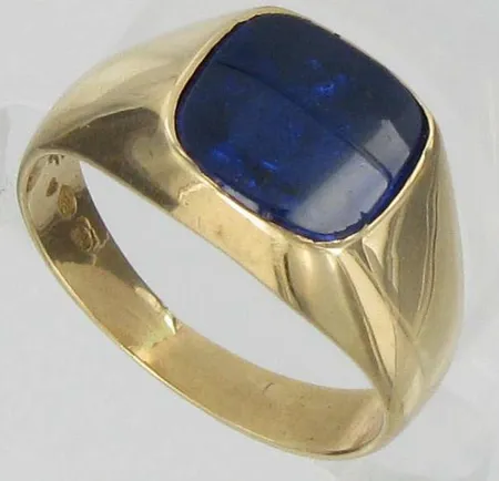 Kivisormus, koko 18¼, kaivertamaton, 585br, paino 5,5g Vikt: 5,5 g