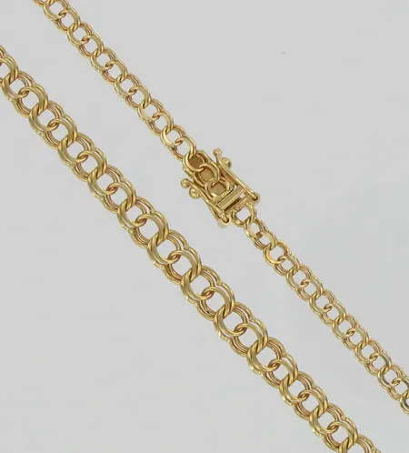 Bismarckkaulaketju, pituus 42,0cm, 750, paino 8,6g Vikt: 8,6 g