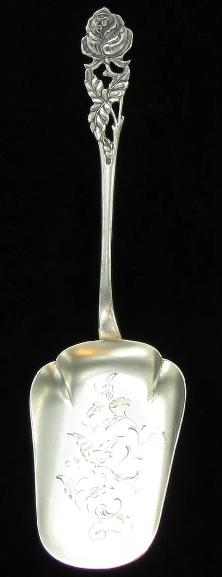 Leivoslapio, kaiverrettu, pituus 18,5cm, valmistettu 1948, 813, paino 33,8g Vikt: 33,8 g