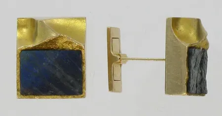 Kivikalvosinnapit Lapponia, kaivertamattomat, v.1976, 585br paino 15,9g Vikt: 15,9 g
