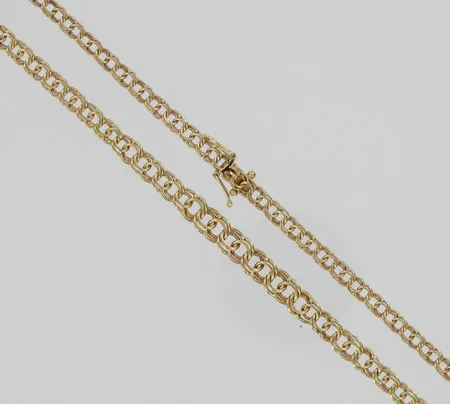 Bismarckkaulaketju, pituus 75,0cm, 585, paino 16,7g Vikt: 16,7 g