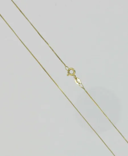 Panssarikaulaketju, 45,5cm, 585, paino 1,5g Vikt: 1,5 g