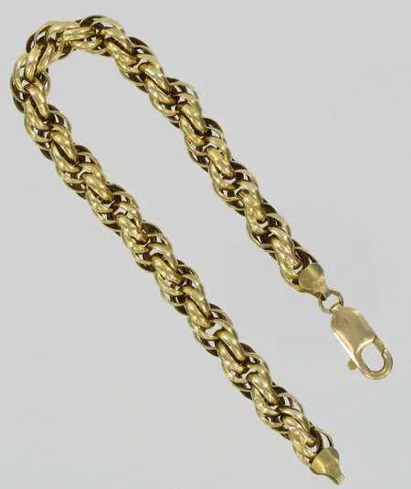Cordellranneketju, pituus 19,5cm, 585, paino 11,5g Vikt: 11,5 g