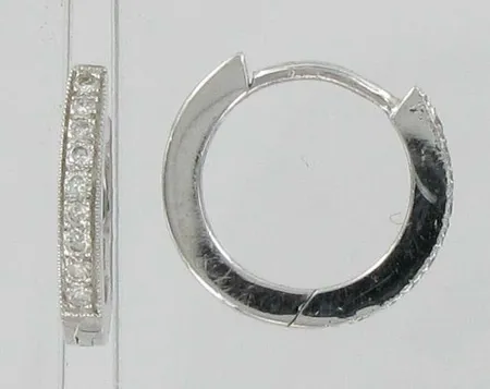 Timanttikorvakorut 18xn.0.005ct, 585vk, paino 1,9g Vikt: 1,9 g