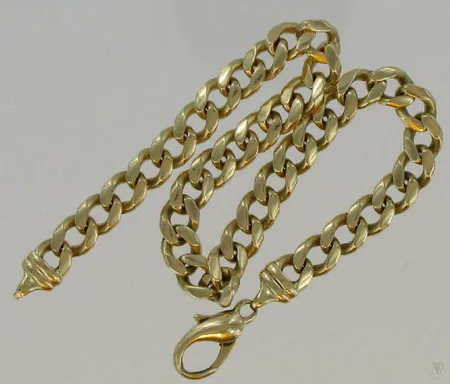 Panssariranneketju, pituus 24,5cm, 585, paino 27,4g Vikt: 27,4 g