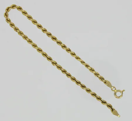 Cordellranneketju, pituus 20,5cm, 585, paino 2,9g Vikt: 2,9 g