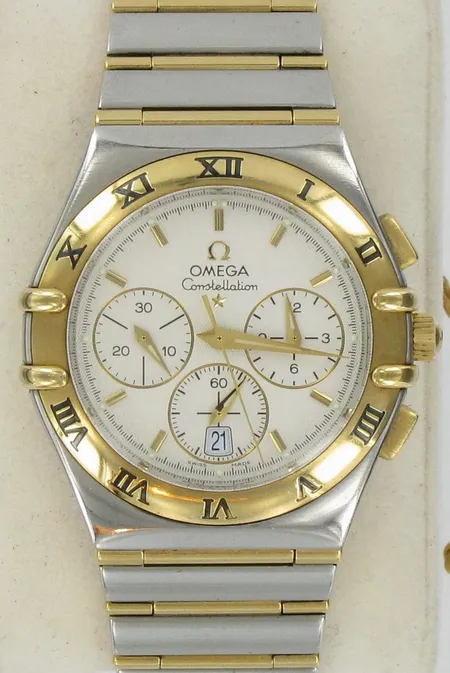 Miesten kultateräsrannekello Omega Constellation, quartz, laatikko, takuukortit ja jatkopalat