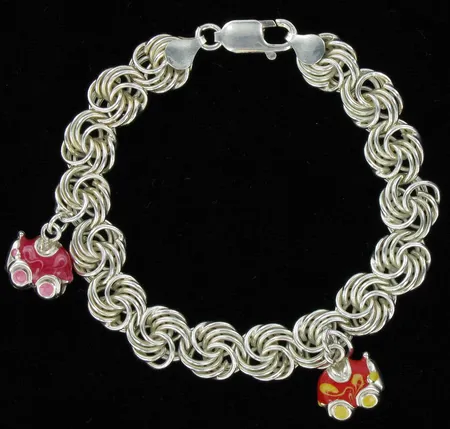 Maskottiranneketju, pituus 20,0cm, 925br, paino 16,2g Vikt: 16,2 g