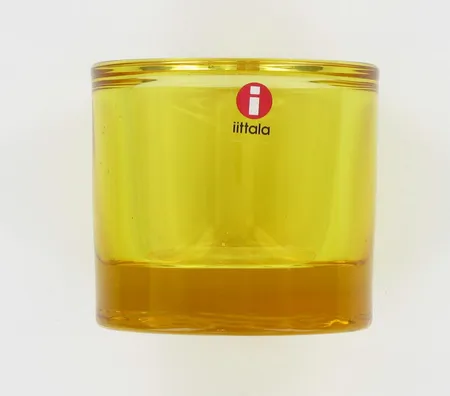 Kivi kynttilälyhty 60mm, keltainen, Iittala. Ainoastaan nouto myymlästä!