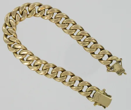 Panssariranneketju, pituus 21,0cm, 585, paino 27,7g Vikt: 27,7 g
