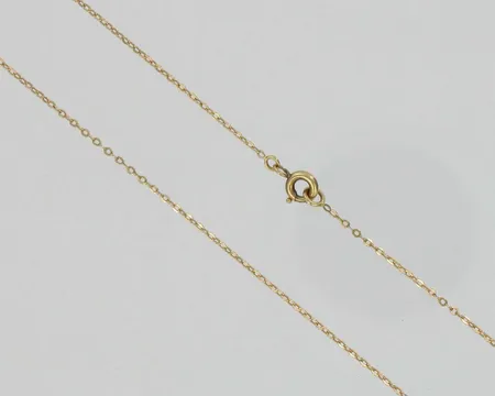 Kaulaketju, pituus 45,5cm, 585, paino 1,4g Vikt: 1,4 g