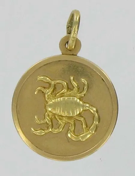 Horoskooppiriipus, korkeus 2,7cm, 750, paino 2,1g Vikt: 2,1 g