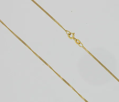Panssarikaulaketju, pituus 38,5cm, 585, paino 2,7g Vikt: 2,7 g