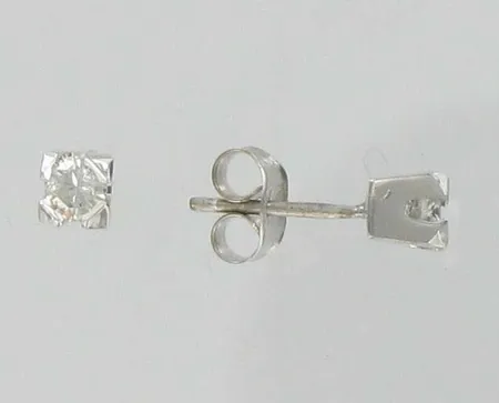 Timanttikorvakorut 2xn.0.15ct, 585vk, paino 1,1g Vikt: 1,1 g