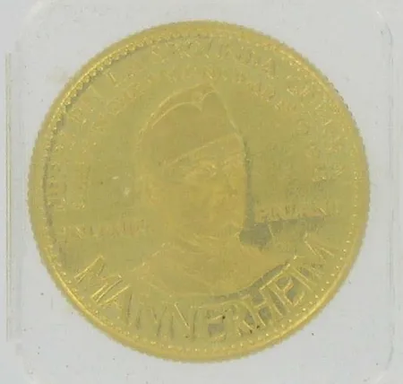 Muistomitali Mannerheim, 900, paino 22,2g Vikt: 22,2 g