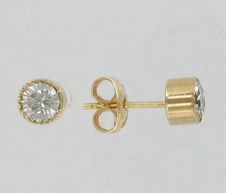Timanttikorvakorut 2xn.0.40ct, 750, paino 2,0g Vikt: 2   g