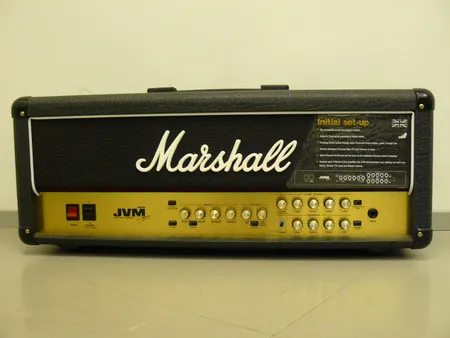 Päätevahvistin Marshall JVM 205H 50w, verkkojohto, ohjekirja