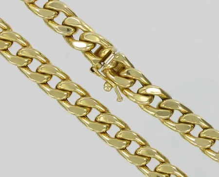 Panssariranneketju, ontto, pituus 20,5cm, 585, paino 10,6g Vikt: 10,6 g