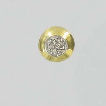 Timanttikorvakoru 7xn.0,005ct, 750, paino 0,9g, tausta puuttuu Vikt: 0,9 g