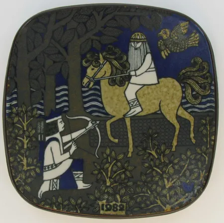 Vuosilautanen Arabia 1982 design R. Uosikkinen, Ainoastaan nouto myymälästä!