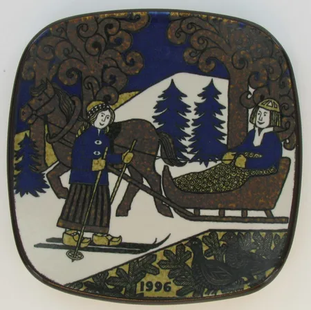 Vuosilautanen Arabia 1996 design R. Uosikkinen, Ainoastaan nouto myymälästä!